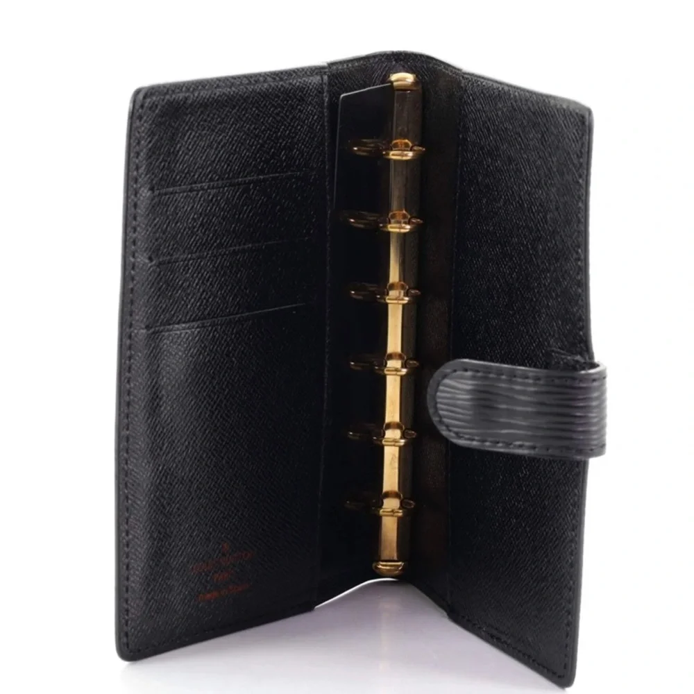 AUTHENTIC Epi PM Planner | Louis Vuitton | Black Contour